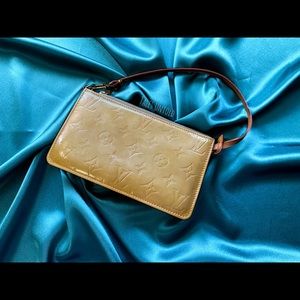 LV Lexington Yellow Vernis Leather Evening Bag